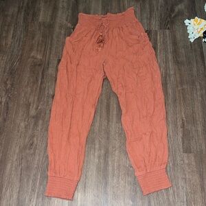 aerie flowy beach pants